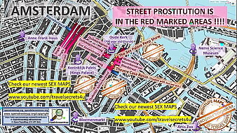 Amsterdam, Netherlands, Sex Map, Street Map, Massage Parlours, Brothels, Whores, Callgirls, Bordell, Freelancer, Streetworker, Prostitutes